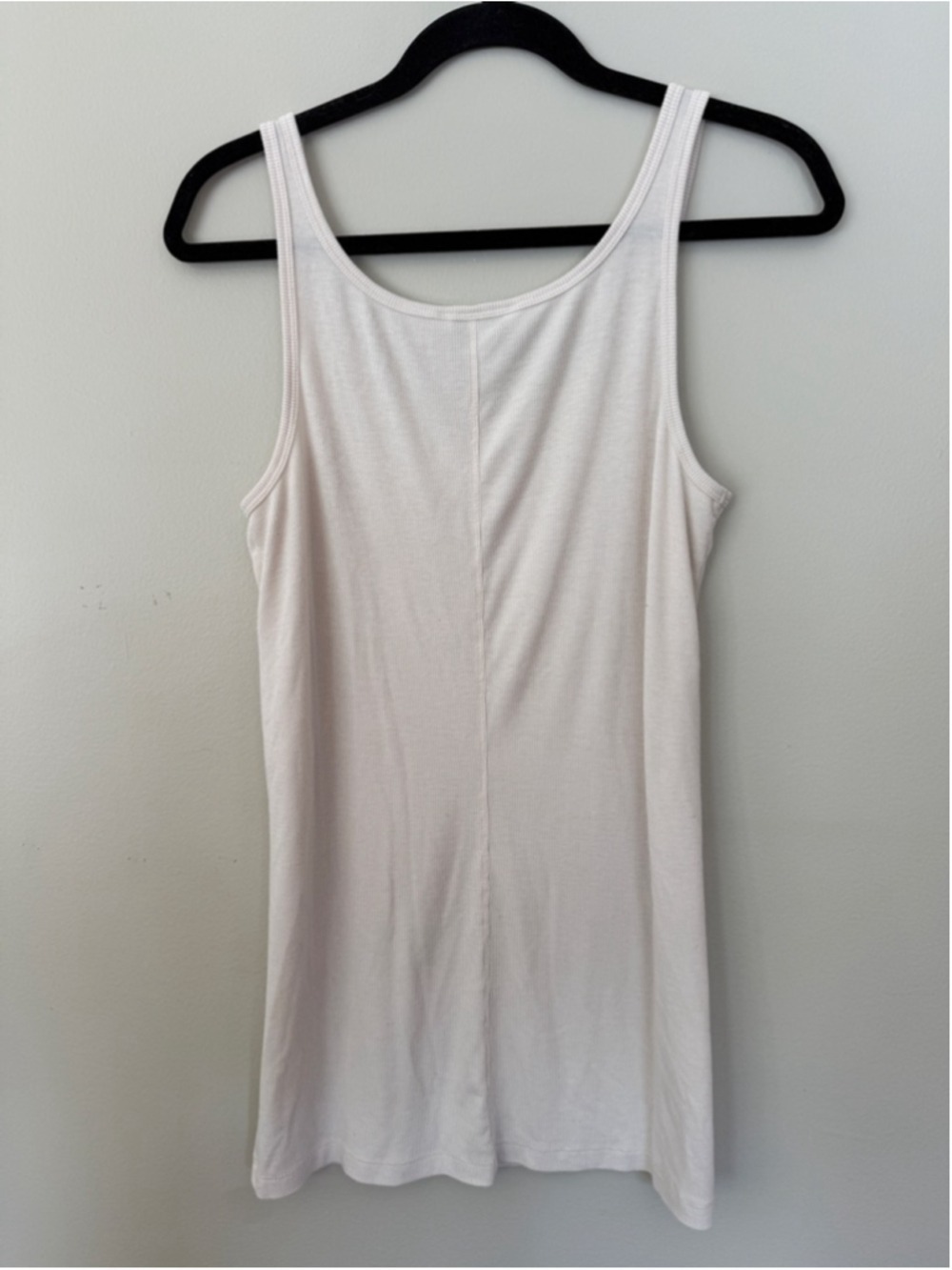 CAbi Ribbed Tank Top Size L Cream Off White - Picture 2 of 4